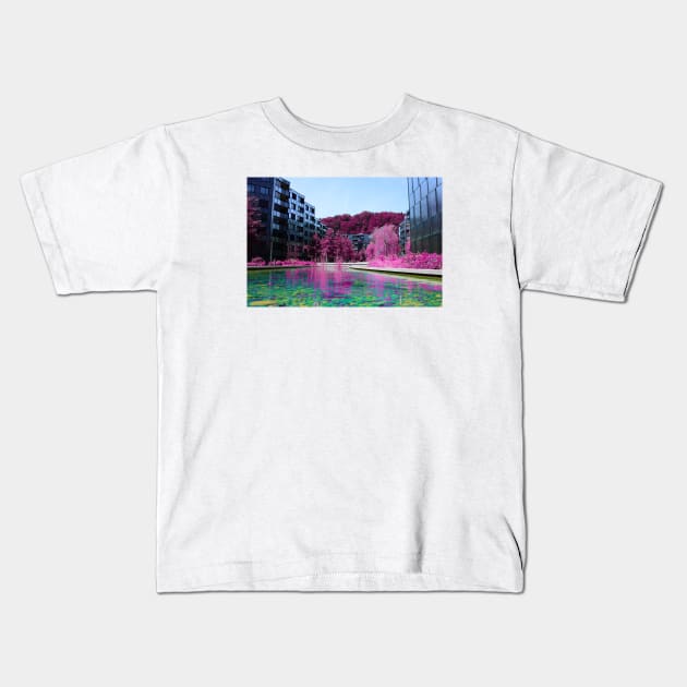 Urban Zurich Switzerland Kids T-Shirt by Wolf Art / Swiss Artwork Photography